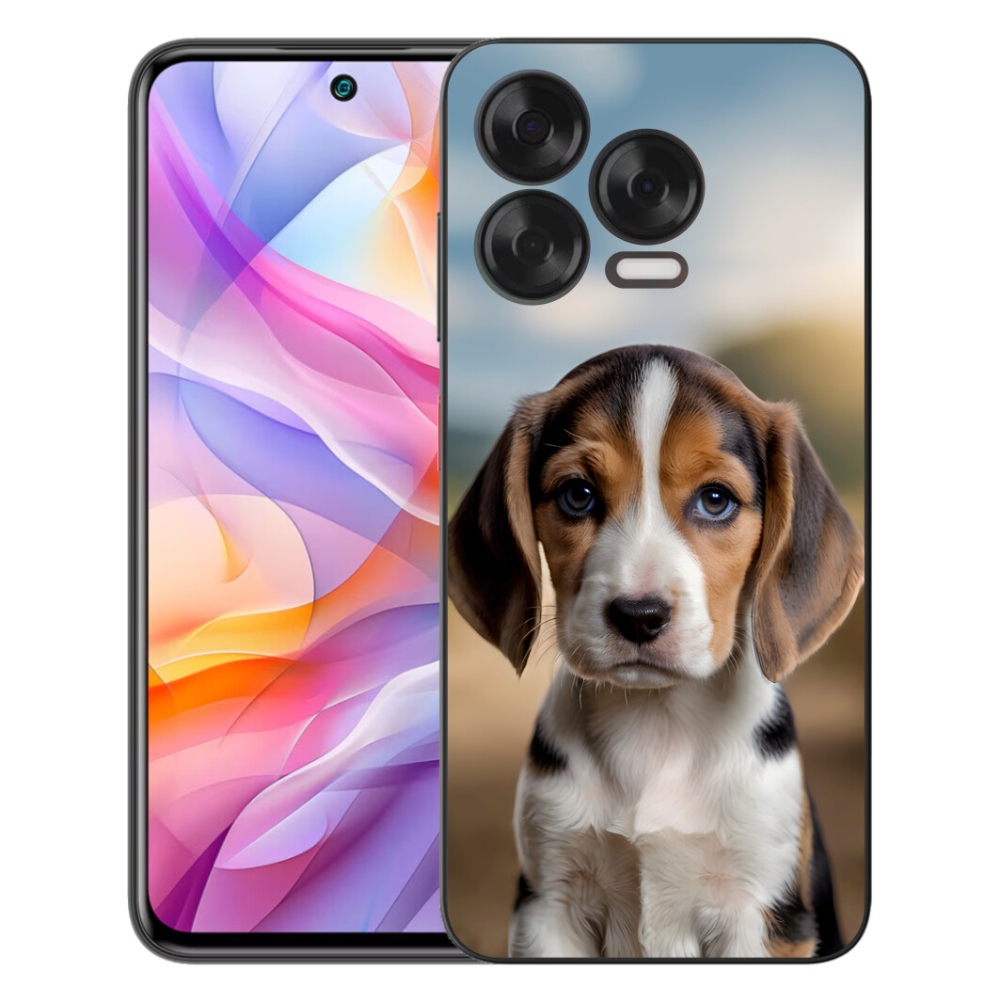 mmCase gél tok a ZTE Blade V70 Vita-hoz – aranyos beagle