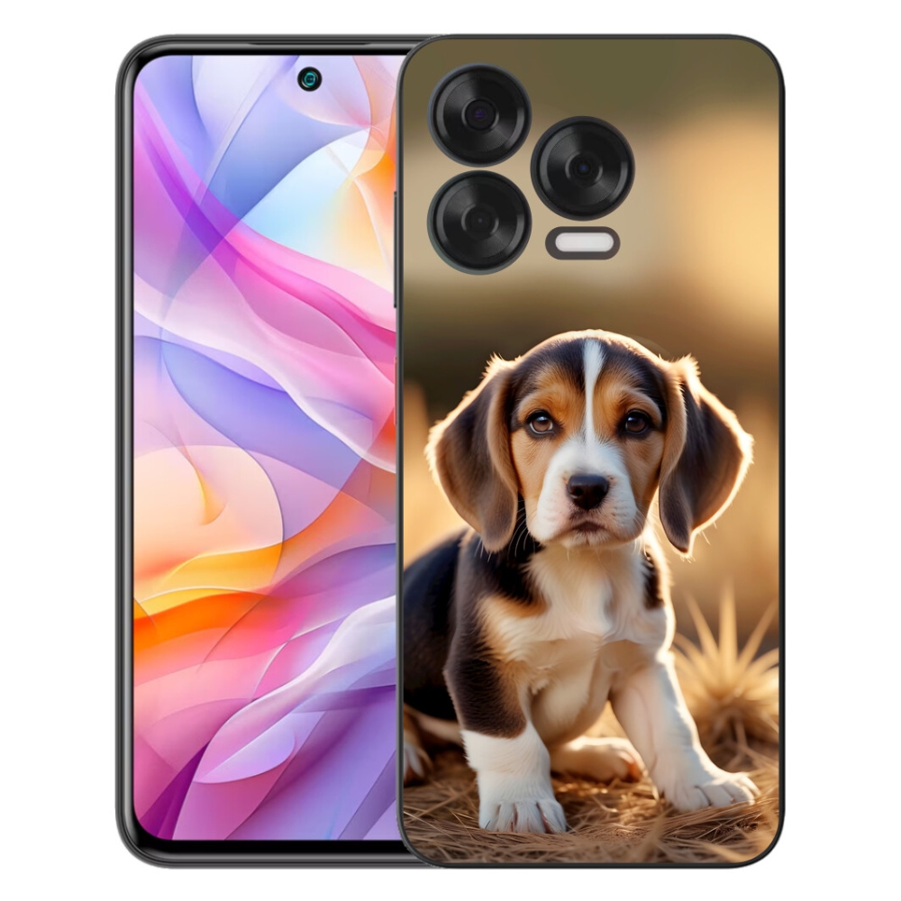 mmCase gél tok a ZTE Blade V70 Vita-hoz – aranyos beagle