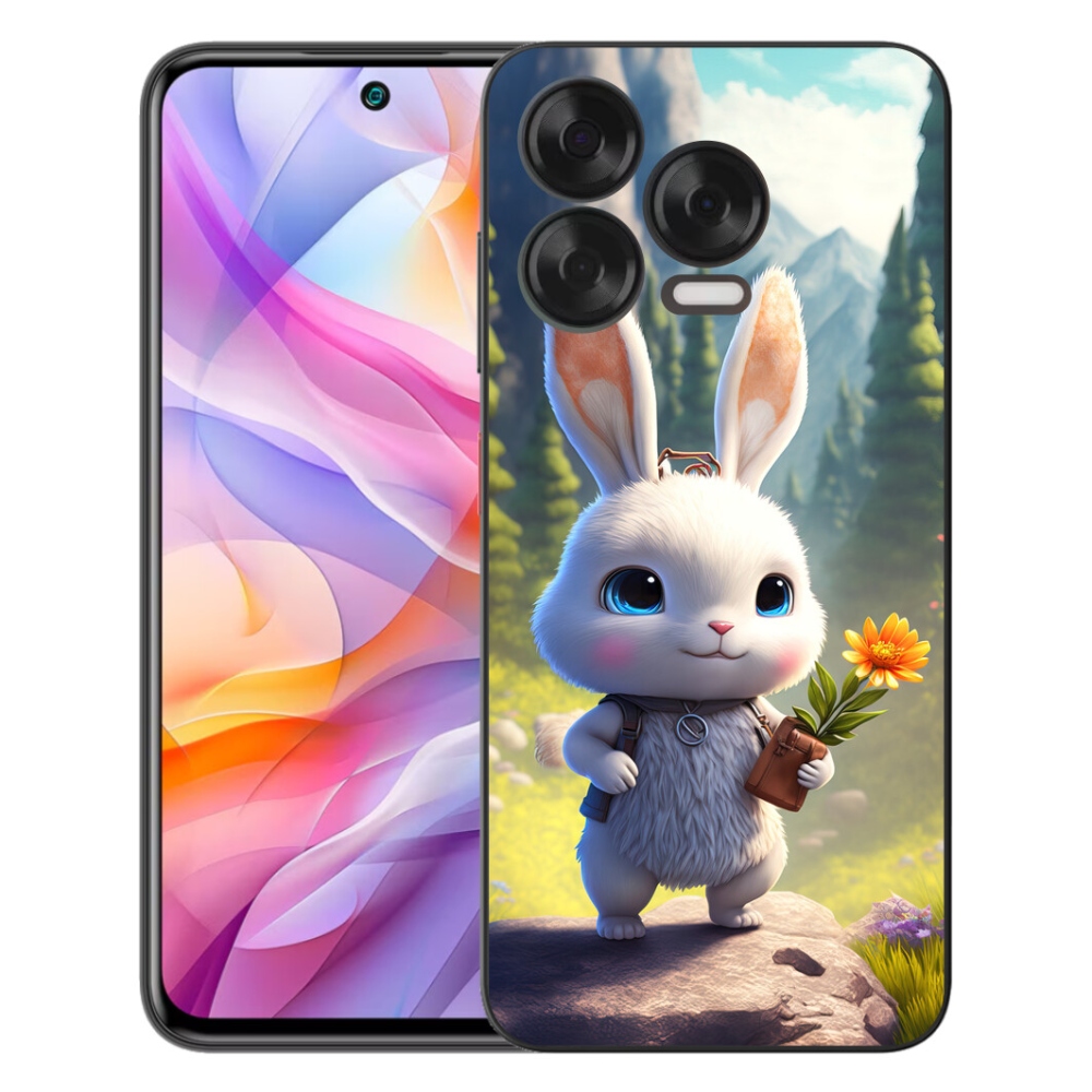 mmCase gél tok a ZTE Blade V70 Vita-hoz – aranyos nyuszi
