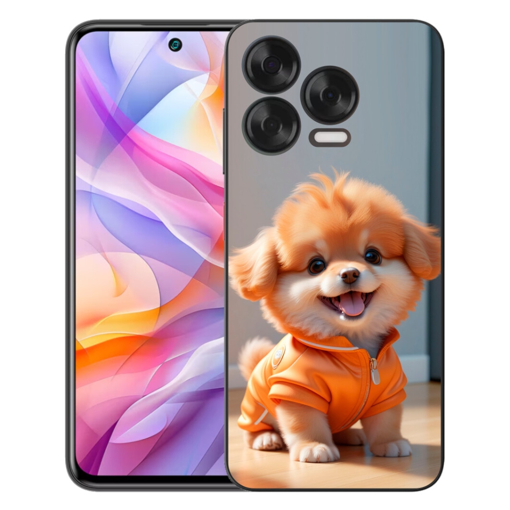 mmCase gél tok a ZTE Blade V70 Vita-hoz – aranyos pomerániai pulóverben