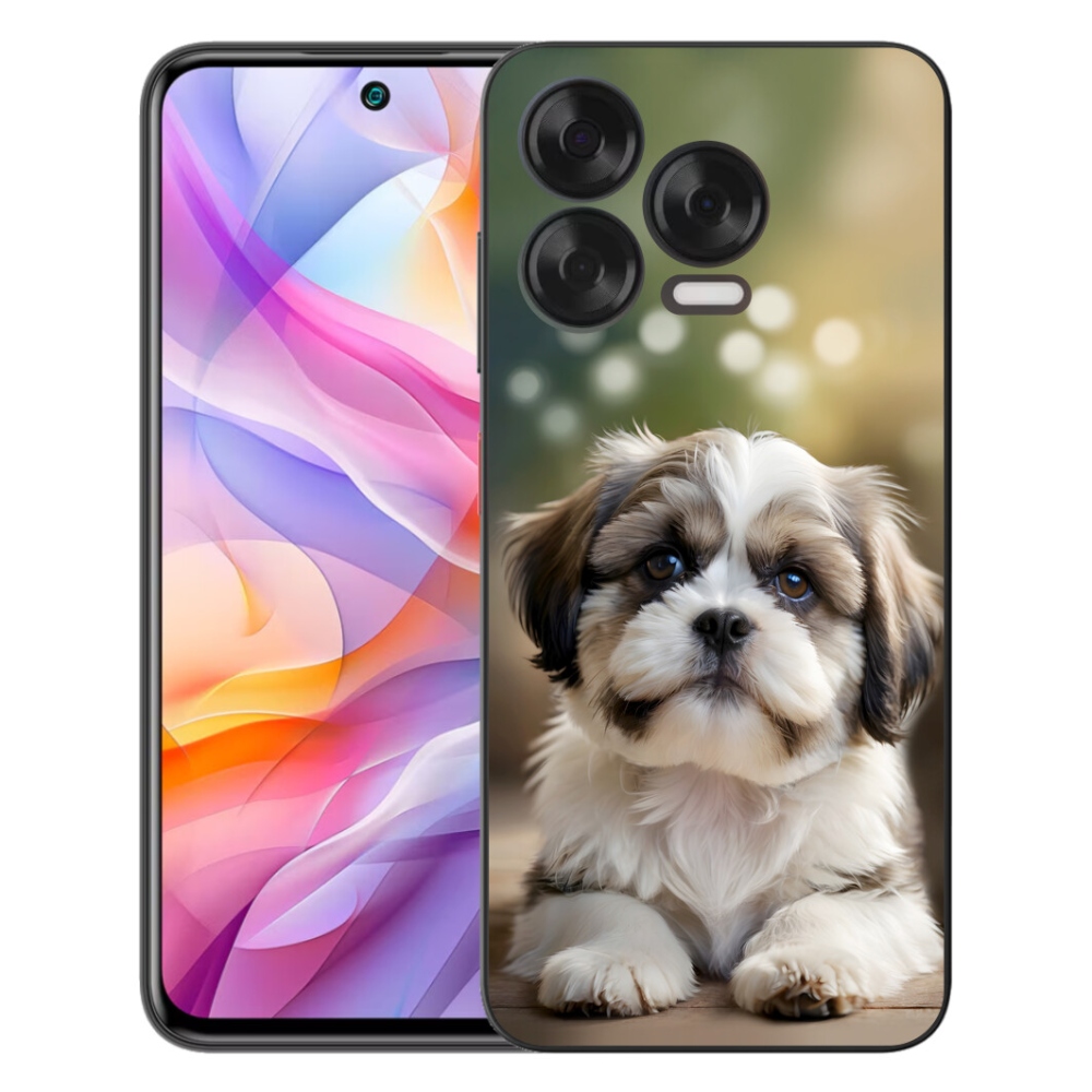 mmCase gél tok a ZTE Blade V70 Vita-hoz – aranyos shih-tzu