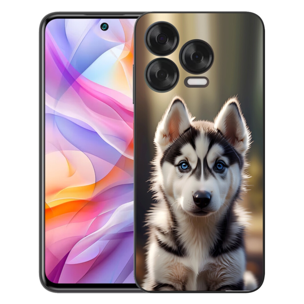 mmCase gél tok a ZTE Blade V70 Vita-hoz – aranyos szibériai husky