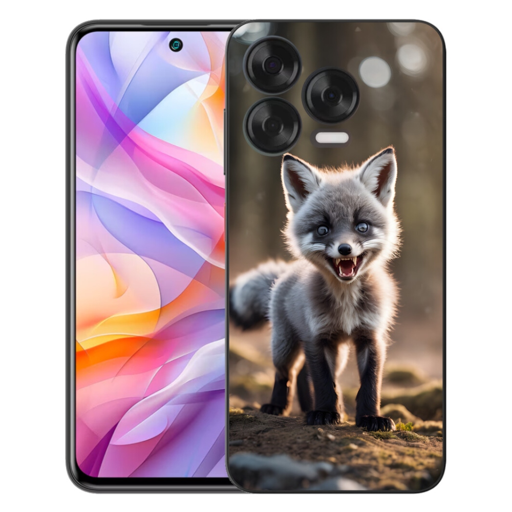mmCase gél tok a ZTE Blade V70 Vita-hoz – dühös róka