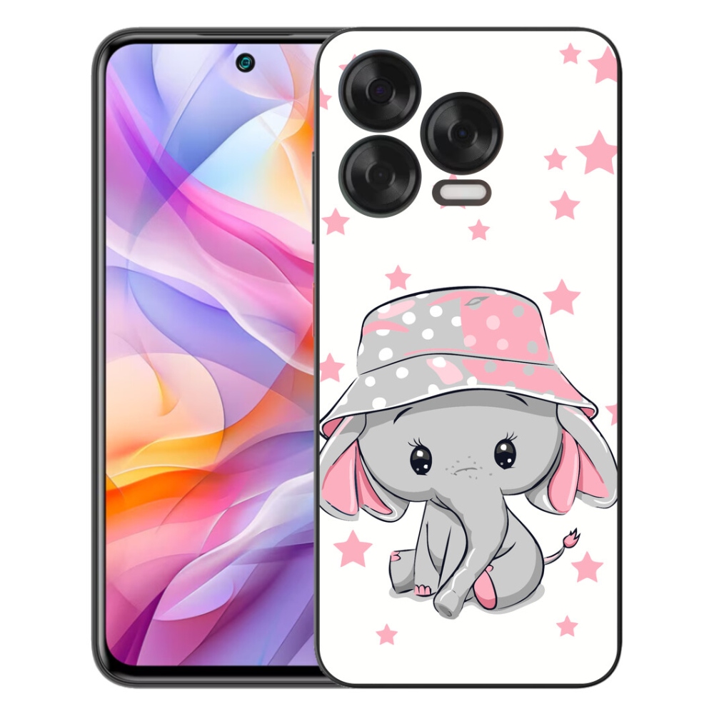 mmCase gél tok a ZTE Blade V70 Vita készülékhez – rózsaszín elefánt