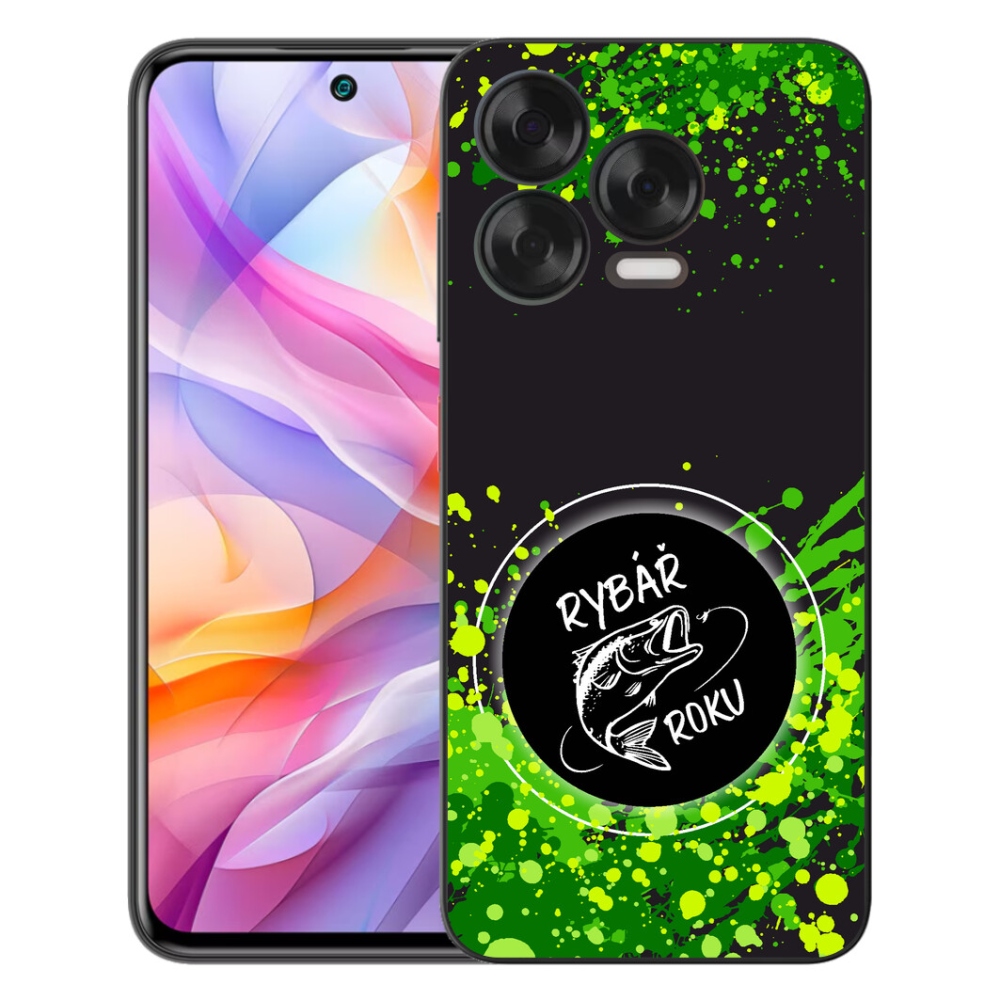 mmCase géltok a ZTE Blade V70 Vita készülékhez – „Az év horgásza” fekete háttérrel
