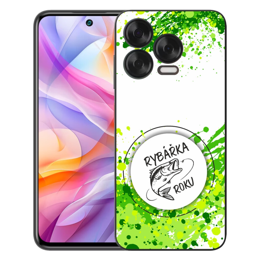 mmCase géltok a ZTE Blade V70 Vita-hoz – „Az év horgásznője” fehér háttérrel