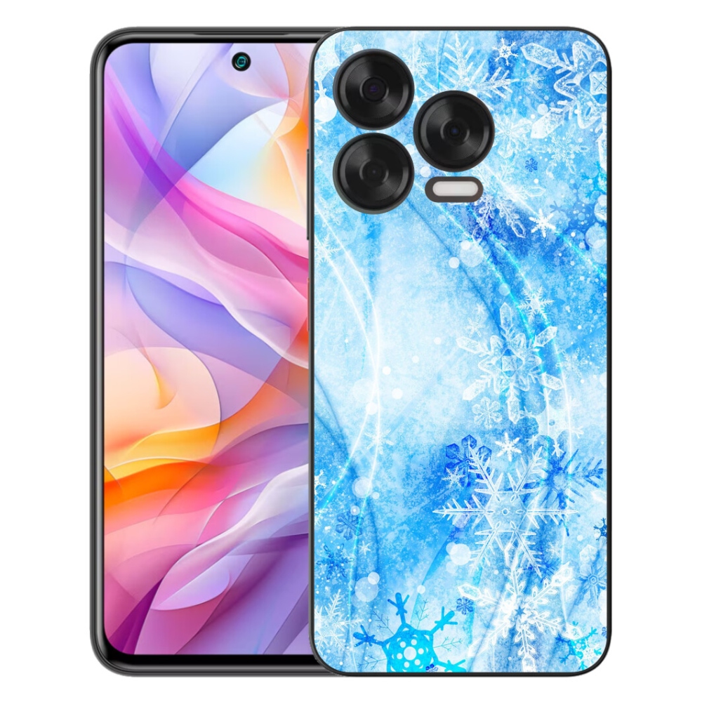 mmCase gél tok a ZTE Blade V70 Vita készülékhez – hópelyhek