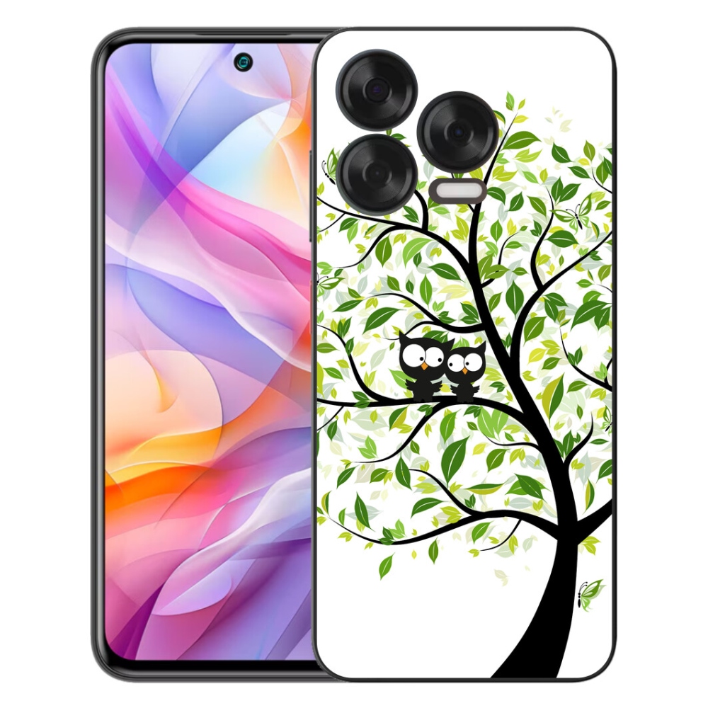 mmCase gél tok a ZTE Blade V70 Vita-hoz – baglyok a fán