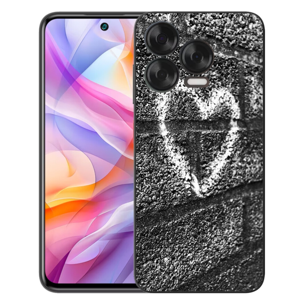 mmCase gél tok a ZTE Blade V70 Vita-hoz – szív a falon