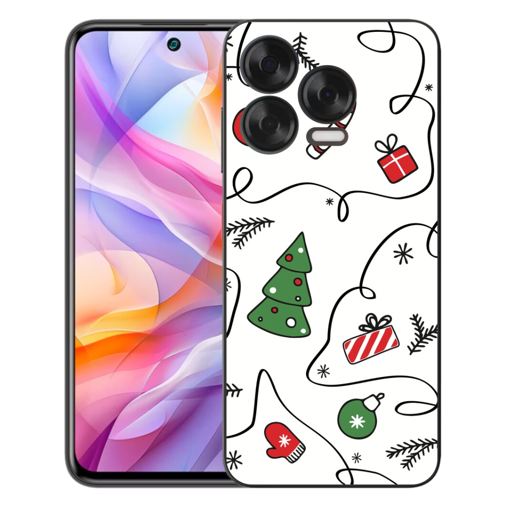 mmCase gélhuzat a ZTE Blade V70 Vita készülékhez – karácsonyi motívumokkal