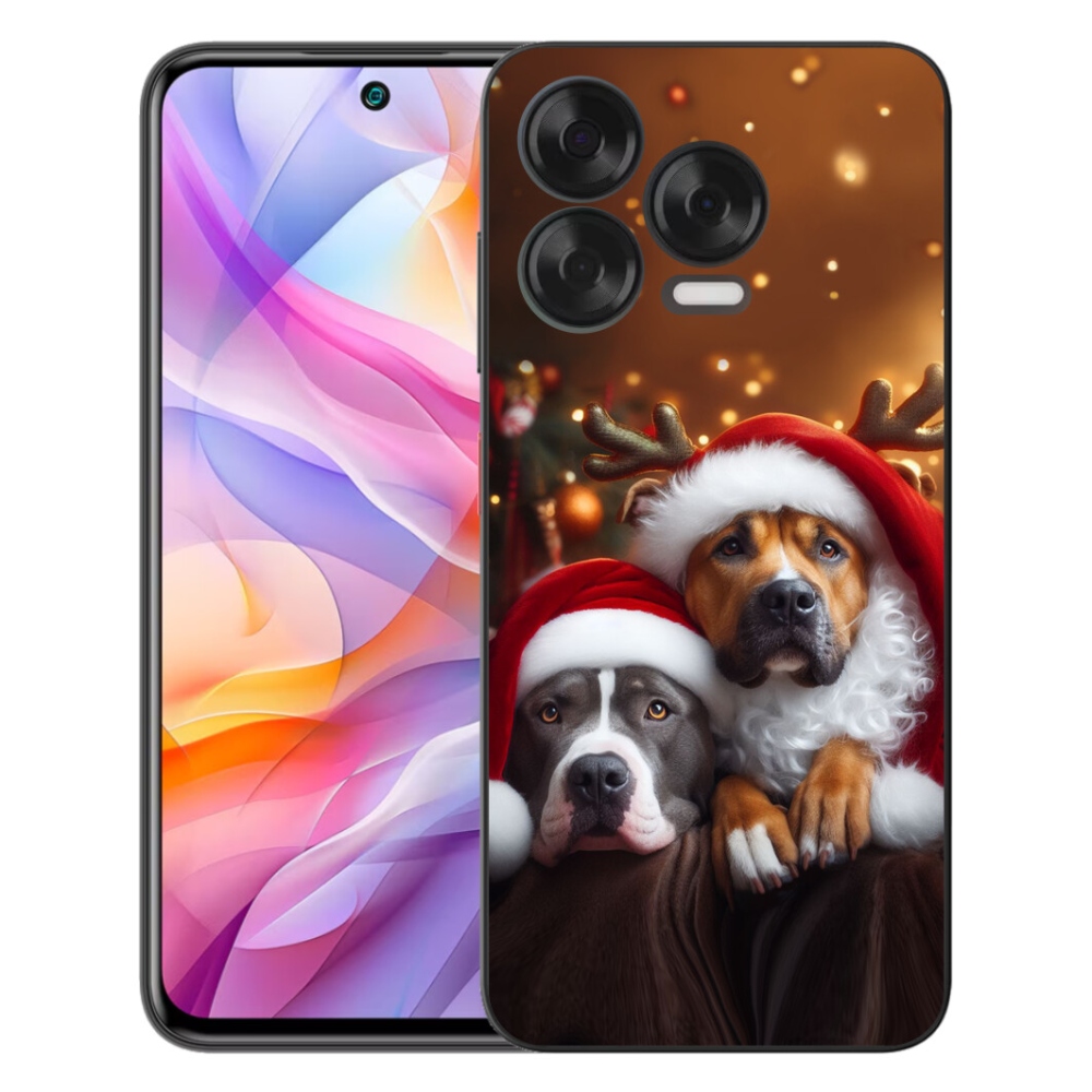 mmCase géltok a ZTE Blade V70 Vita készülékhez – karácsonyi kutyák