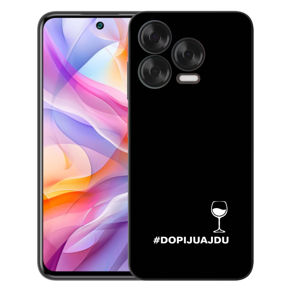 mmCase gél tok a ZTE Blade V70 Vita készülékhez – szőlőmotívum fekete háttérrel