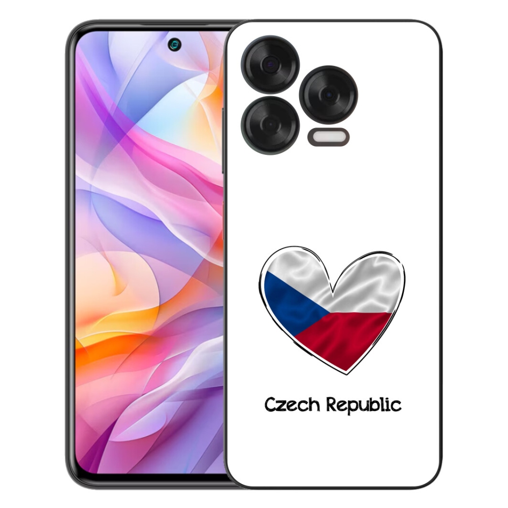 mmCase géltok a ZTE Blade V70 Vita-hoz – zászló, szív, fehér háttér