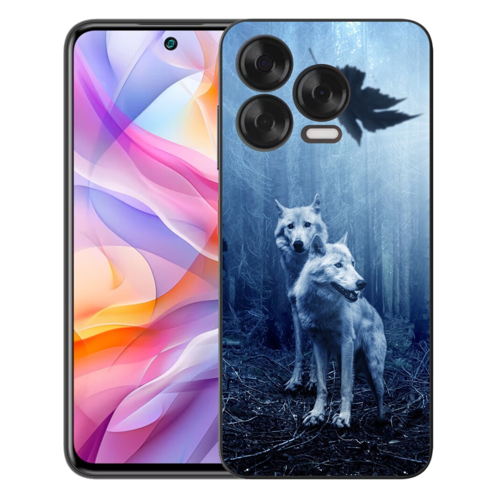 mmCase gélhuzat a ZTE Blade V70 Vita készülékhez – farkasok az erdőben