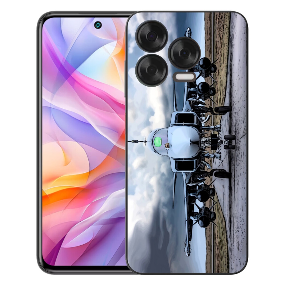mmCase gél tok a ZTE Blade V70 Vita készülékhez – katonai repülőgép