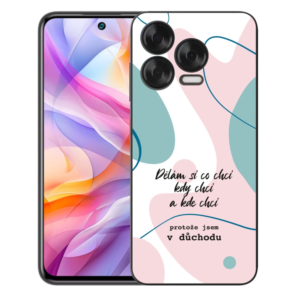 mmCase géltok a ZTE Blade V70 Vita-hoz – vicces felirat, 10 fehér háttér