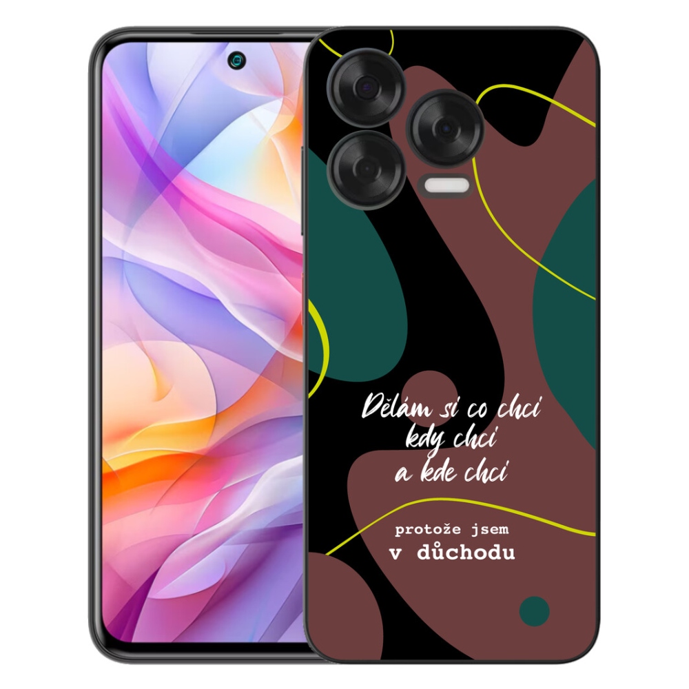 mmCase gél tok a ZTE Blade V70 Vita-hoz – vicces felirat, 10 fekete háttér