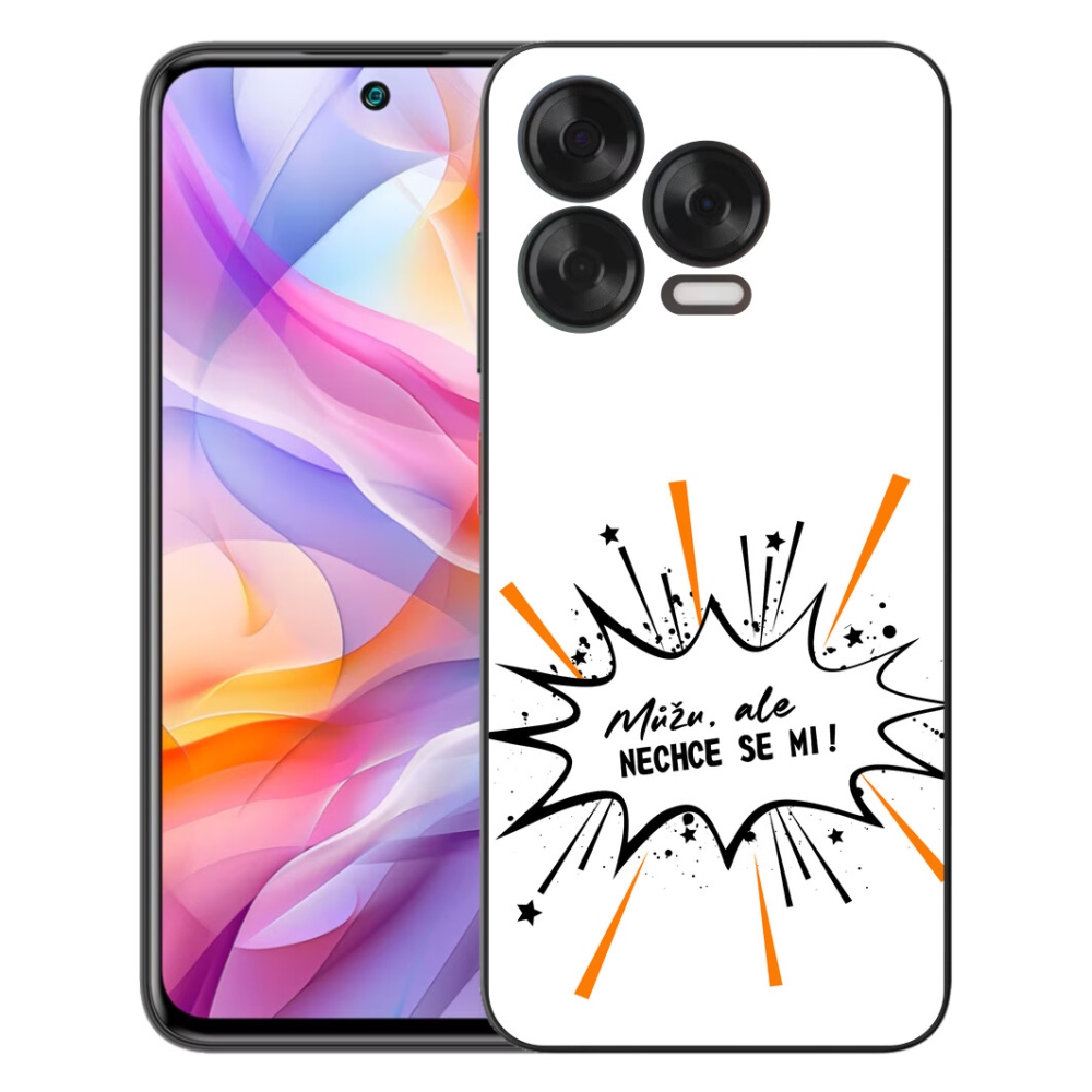 mmCase géltok a ZTE Blade V70 Vita-hoz – vicces felirat, 11, fehér háttér