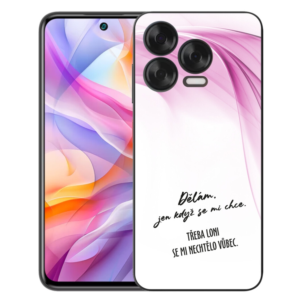 mmCase géltok a ZTE Blade V70 Vita-hoz – vicces felirat, 12, fehér háttér