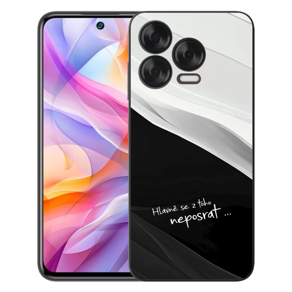 mmCase géltok a ZTE Blade V70 Vita-hoz – vicces szöveg, 13 fekete-fehér háttér