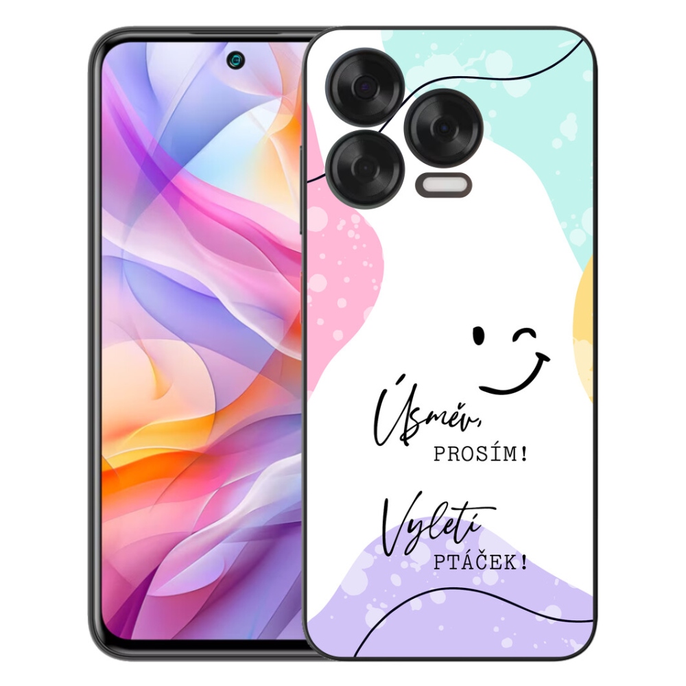mmCase géltok a ZTE Blade V70 Vita-hoz – vicces felirat, 4 fehér háttér