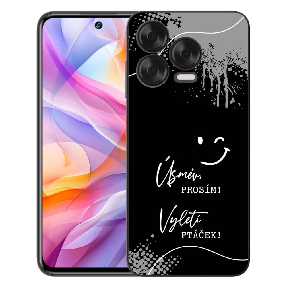 mmCase gél tok a ZTE Blade V70 Vita-hoz – vicces szöveg, 4 fekete háttér