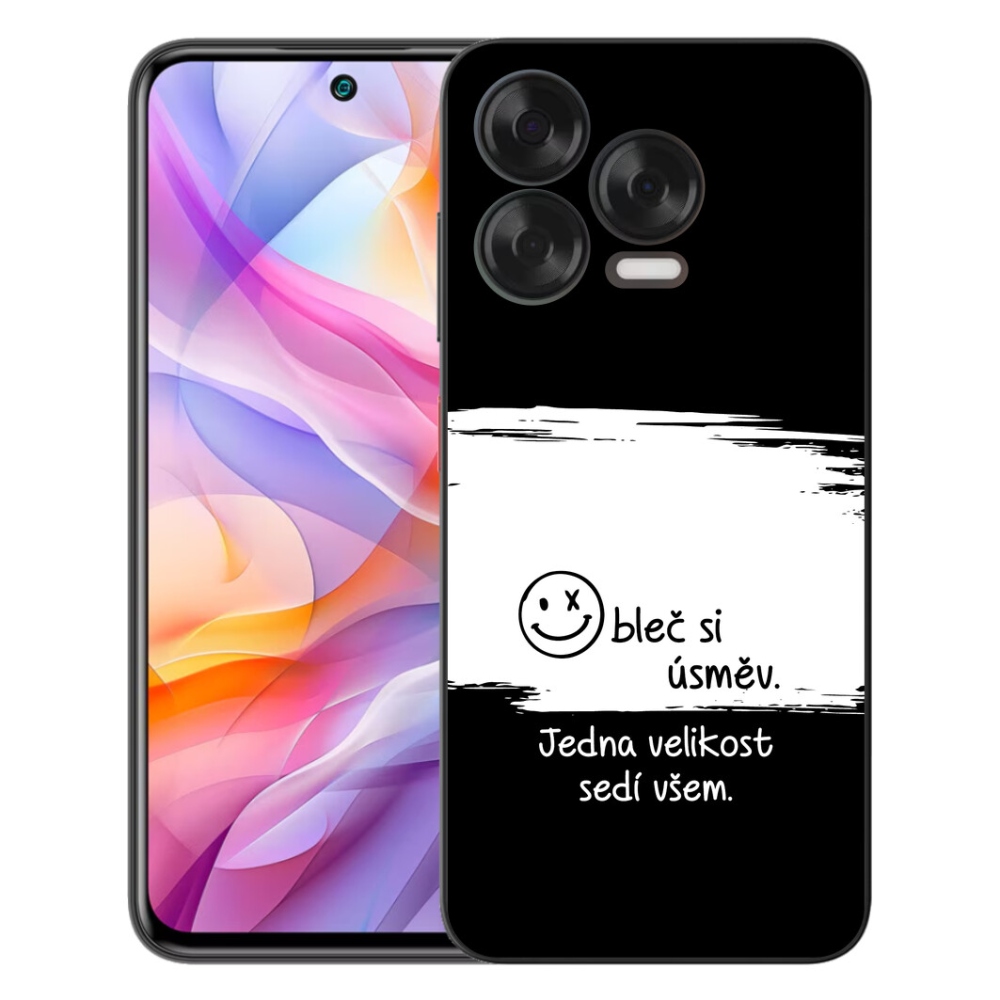 mmCase géltok a ZTE Blade V70 Vita-hoz – vicces szöveg, 8 fekete-fehér háttér