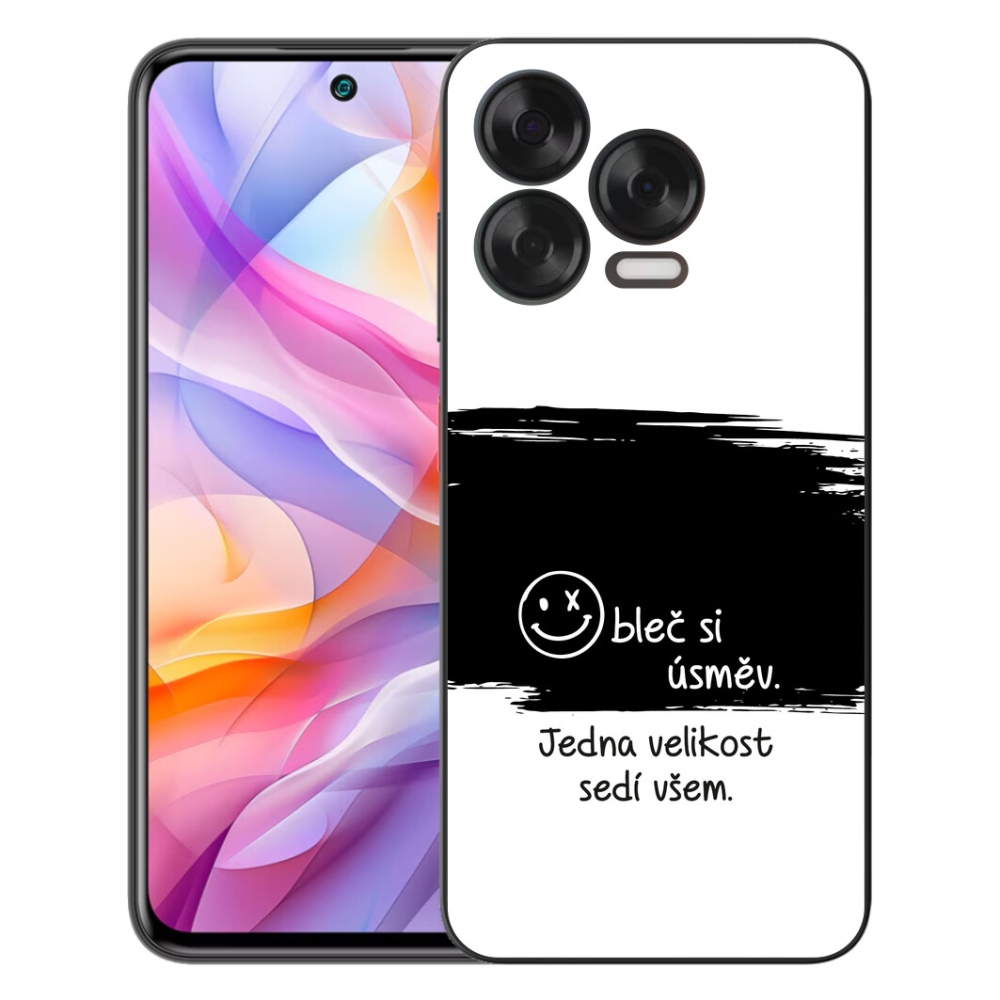 mmCase géltok a ZTE Blade V70 Vita-hoz – vicces szöveg, 8 fekete-fehér háttér