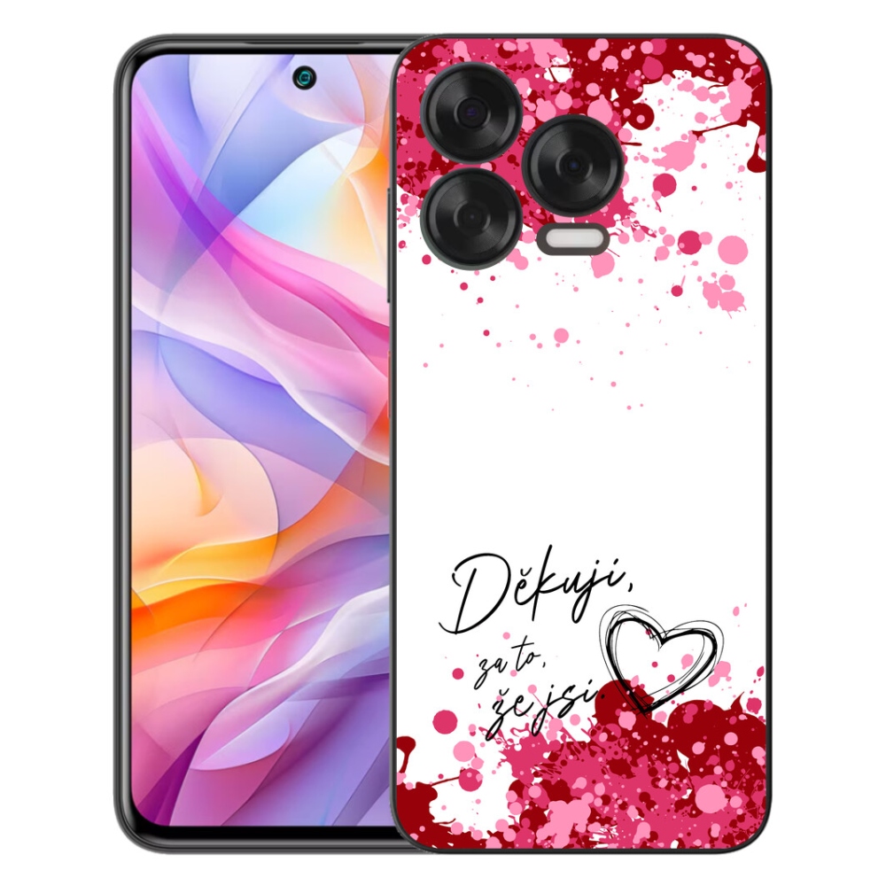 mmCase géltok a ZTE Blade V70 Vita-hoz – „Szerelmes szöveg 2” fehér háttérrel