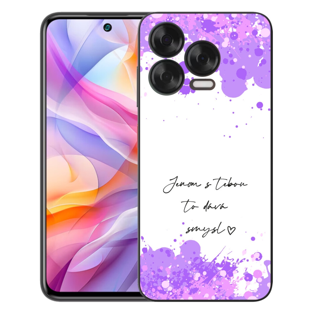 mmCase gél tok a ZTE Blade V70 Vita készülékhez – szerelmes szöveg fehér háttérrel