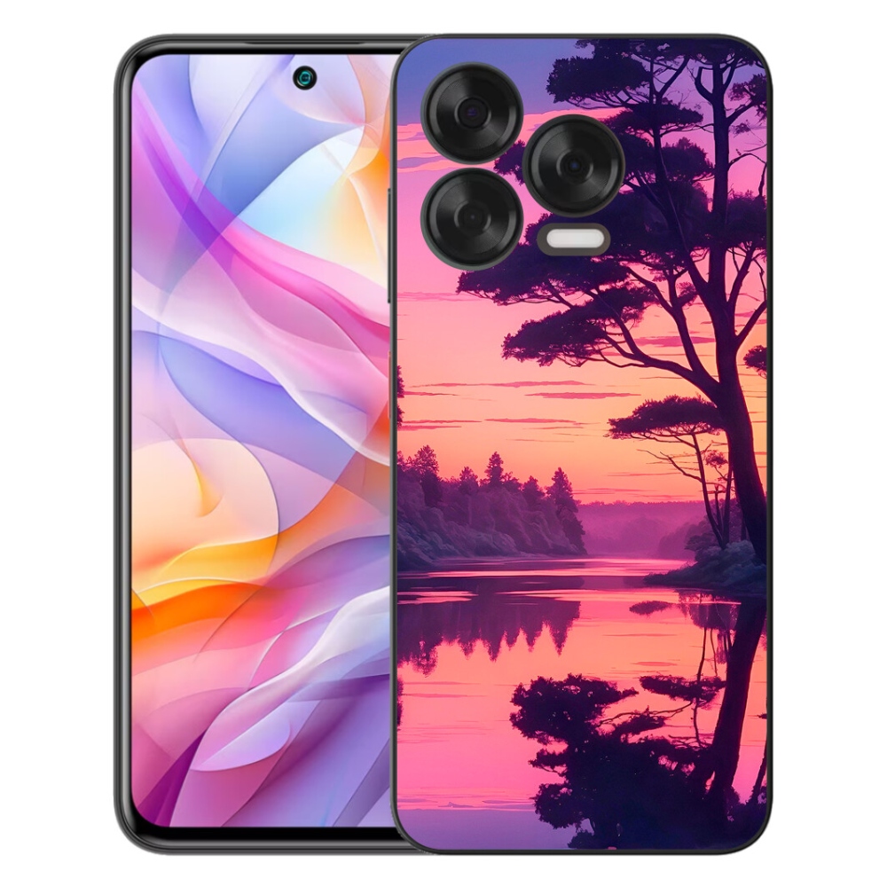 mmCase géltok a ZTE Blade V70 Vita készülékhez – naplemente a tó felett