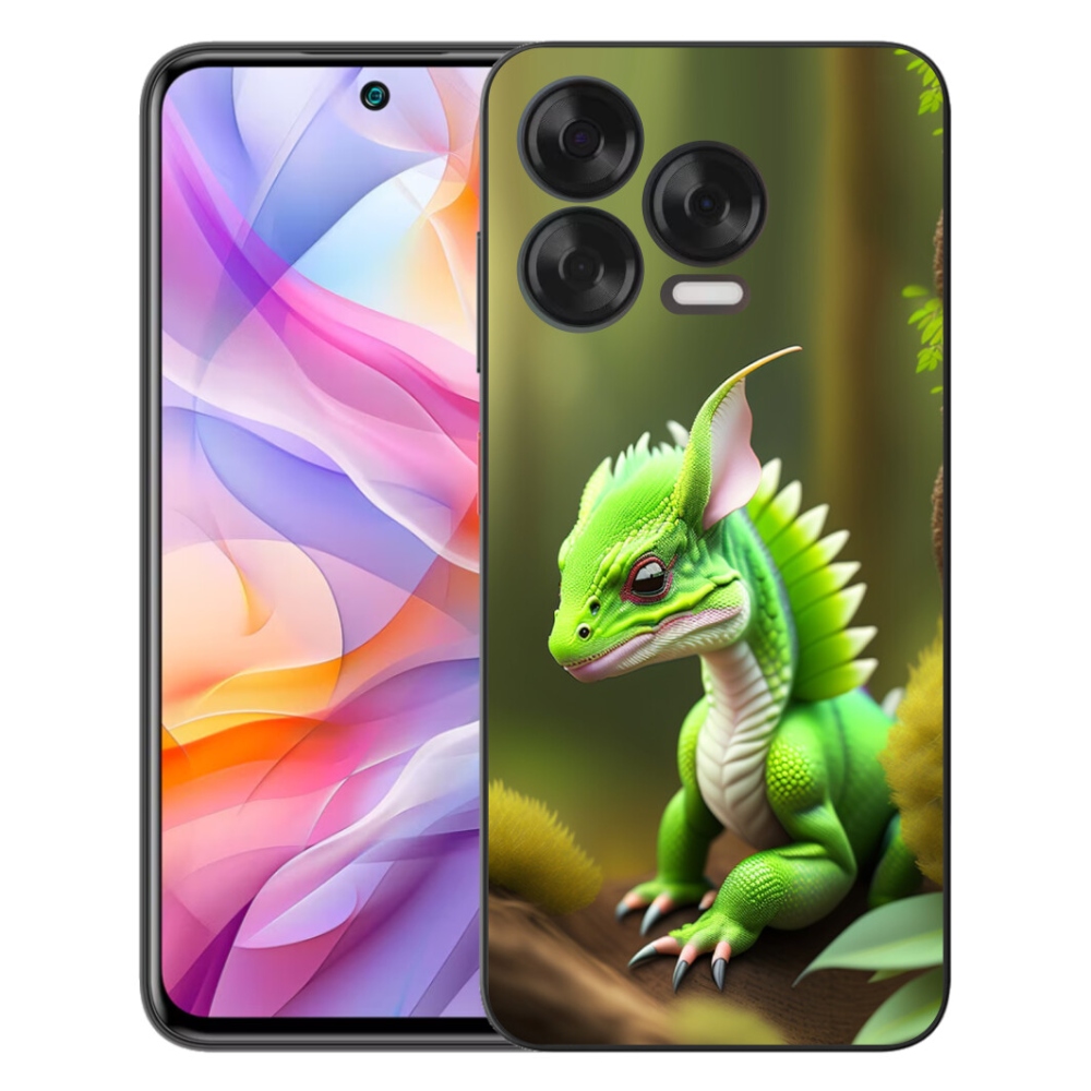 mmCase gél tok a ZTE Blade V70 Vita készülékhez – zöld sárkány