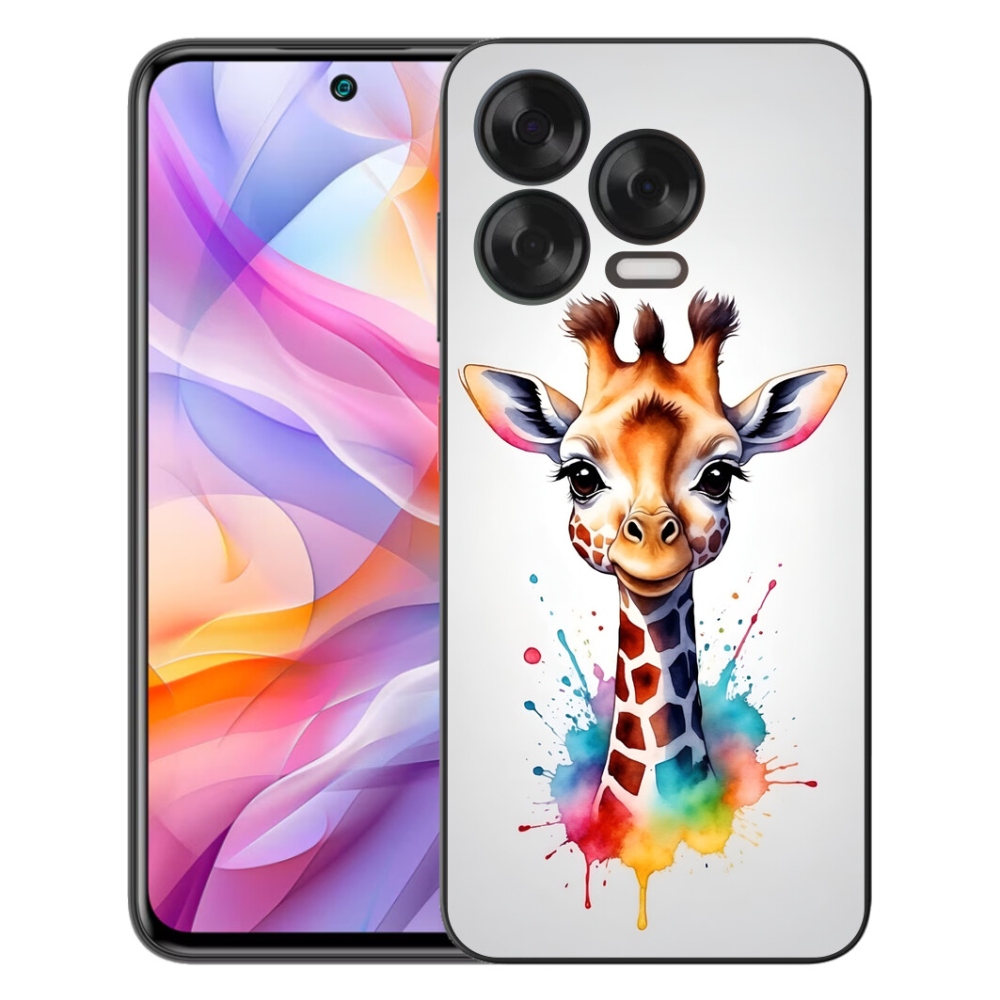 mmCase gél tok a ZTE Blade V70 Vita készülékhez – zsiráf 1
