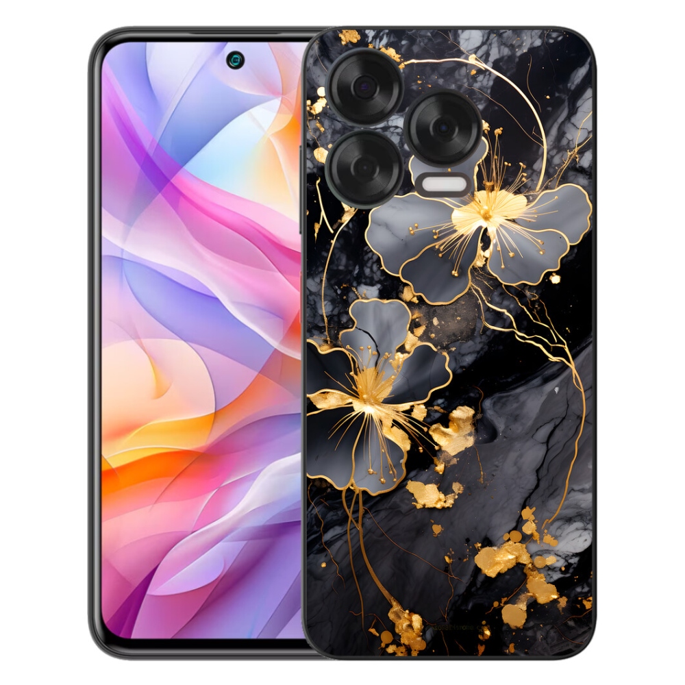 mmCase géltok a ZTE Blade V70 Vita készülékhez – arany virágok