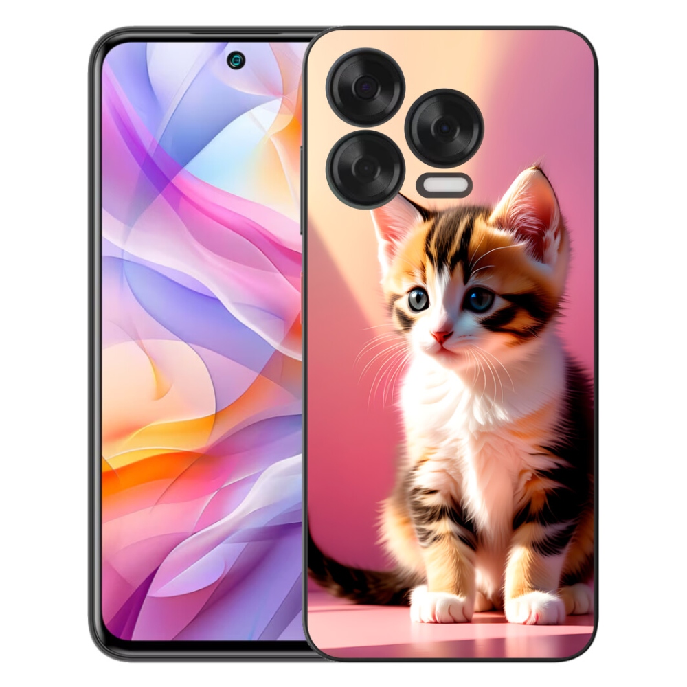 mmCase gél tok a ZTE Blade V70 Vita-hoz – kíváncsi cica 2