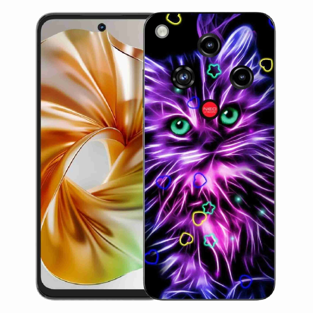 ZTE Nubia Focus 2 zselés borító mmCase - absztrakt macska