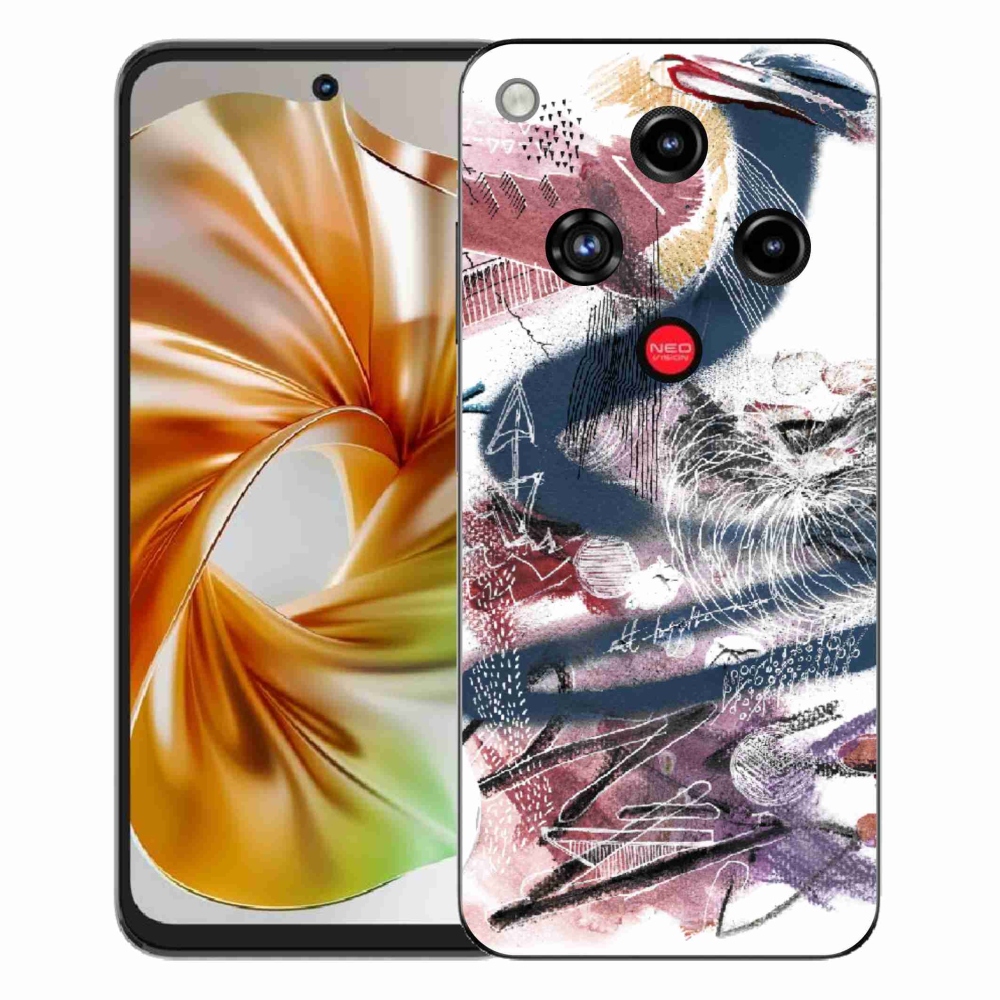 ZTE Nubia Focus 2 zselés tok mmCase - absztrakt motívum 28