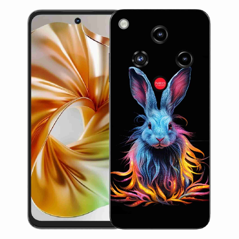 ZTE Nubia Focus 2 zselés borító mmCase - absztrakt nyúl