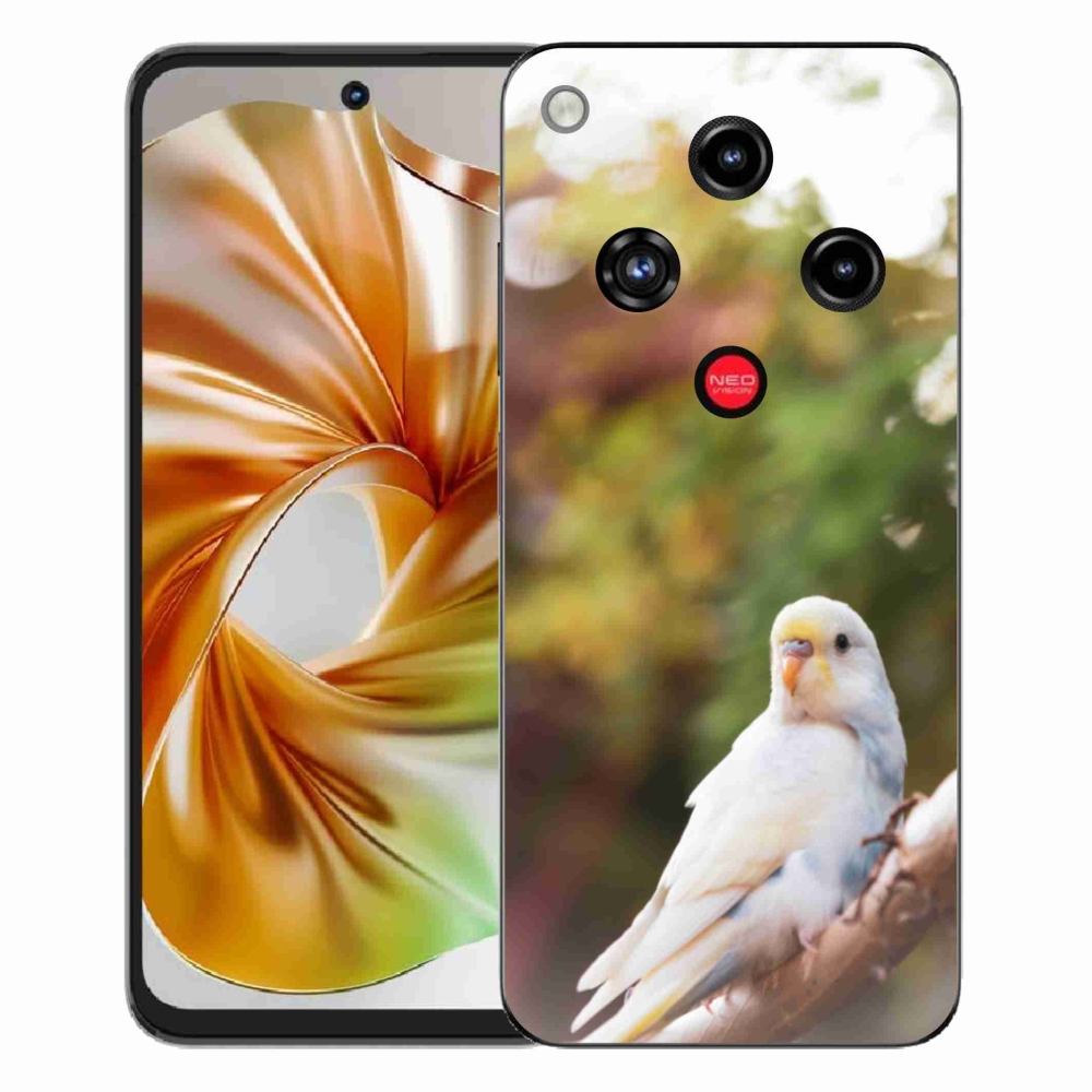 ZTE Nubia Focus 2 zselés tok mmCase - andulka fehér