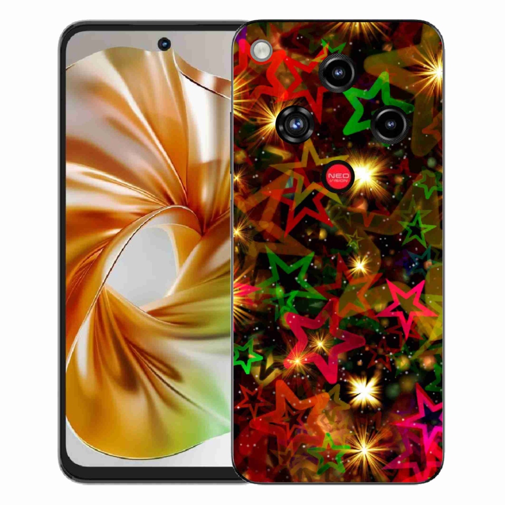 ZTE Nubia Focus 2 zselés tok mmCase - színes csillagok