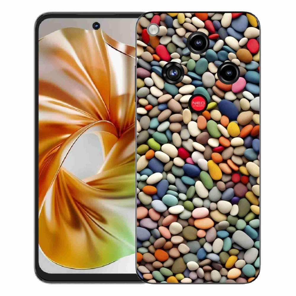 ZTE Nubia Focus 2 zselés borító mmCase - színes strasszkövek 2