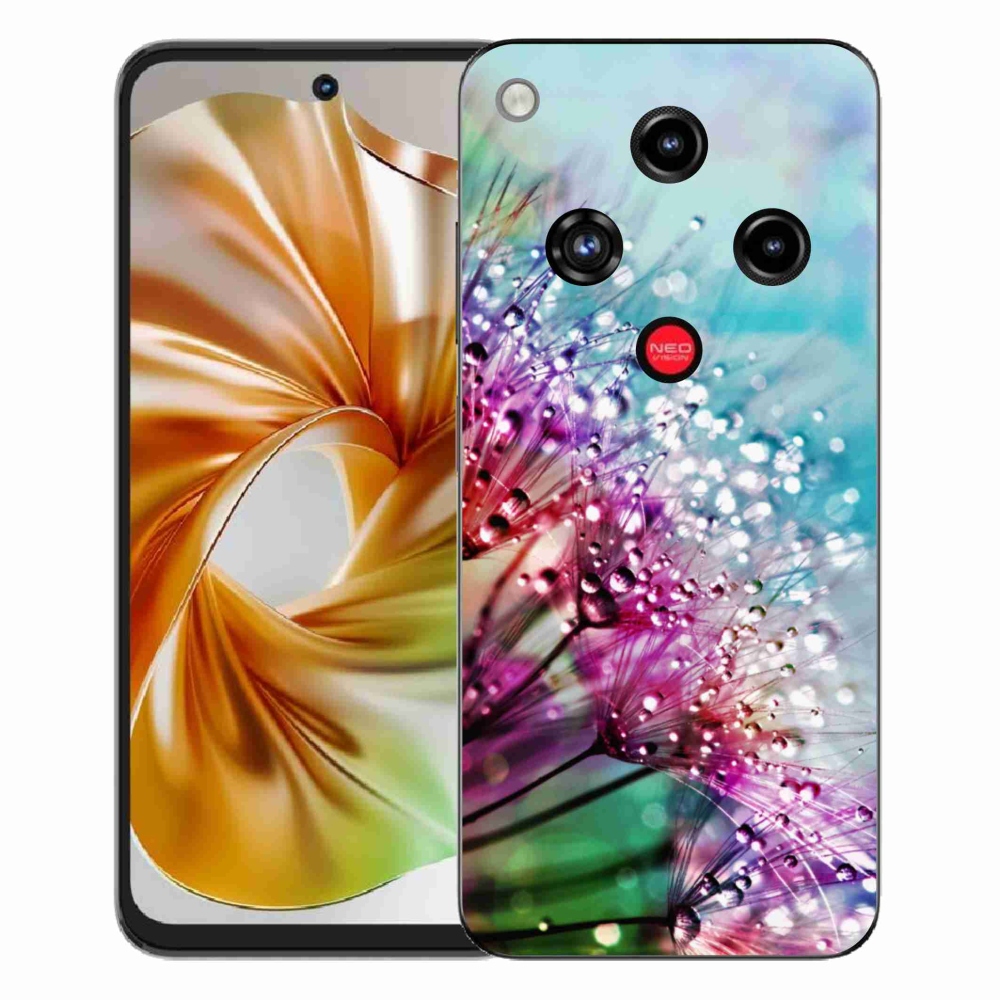 ZTE Nubia Focus 2 zselés tok mmCase - színes virágok