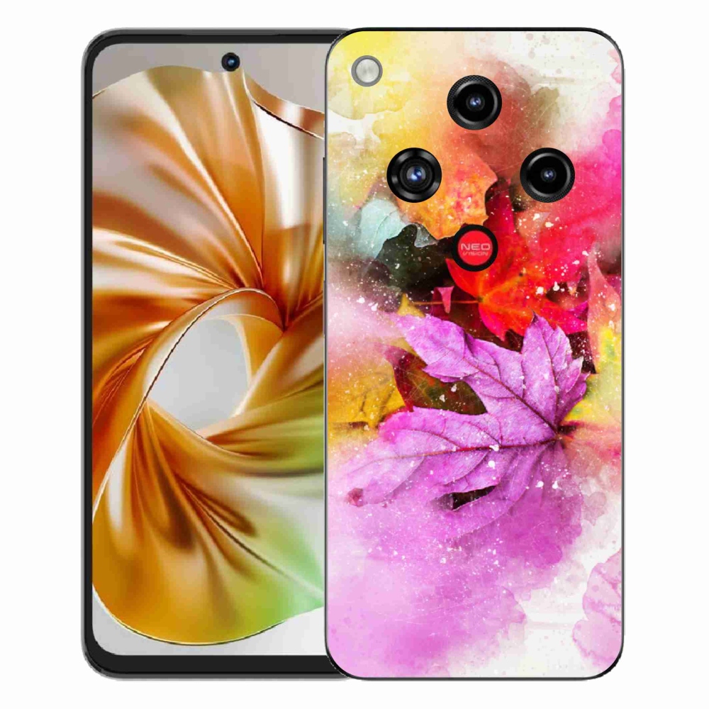 ZTE Nubia Focus 2 zselés tok mmCase - színes levelek