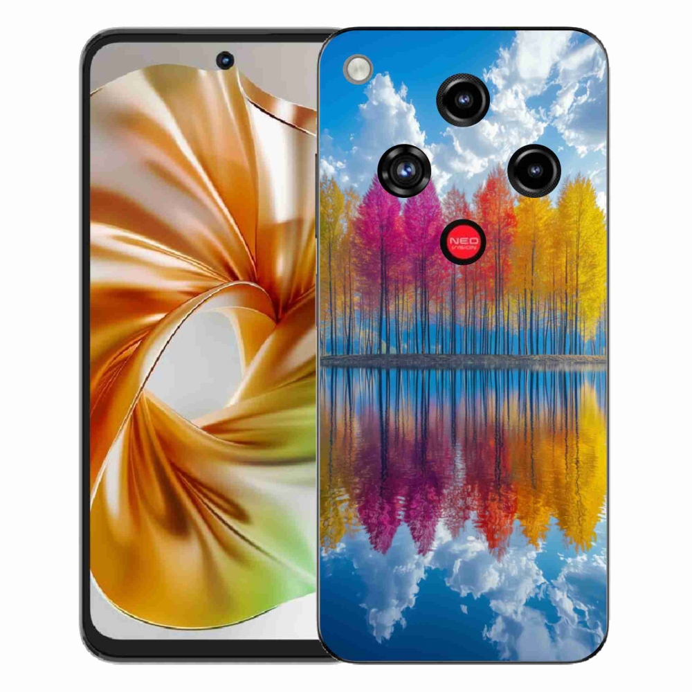 ZTE Nubia Focus 2 zselés borító mmCase - színes fákhoz