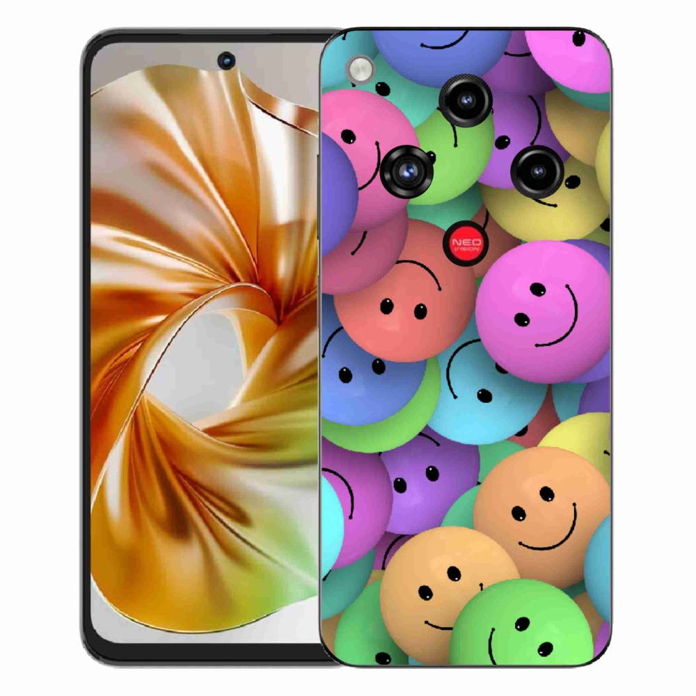 ZTE Nubia Focus 2 zselés borító mmCase - színes smileyk