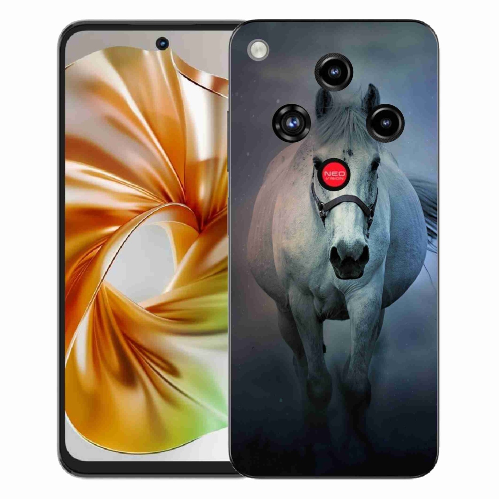 ZTE Nubia Focus 2 zselés tok mmCase - futó fehér ló