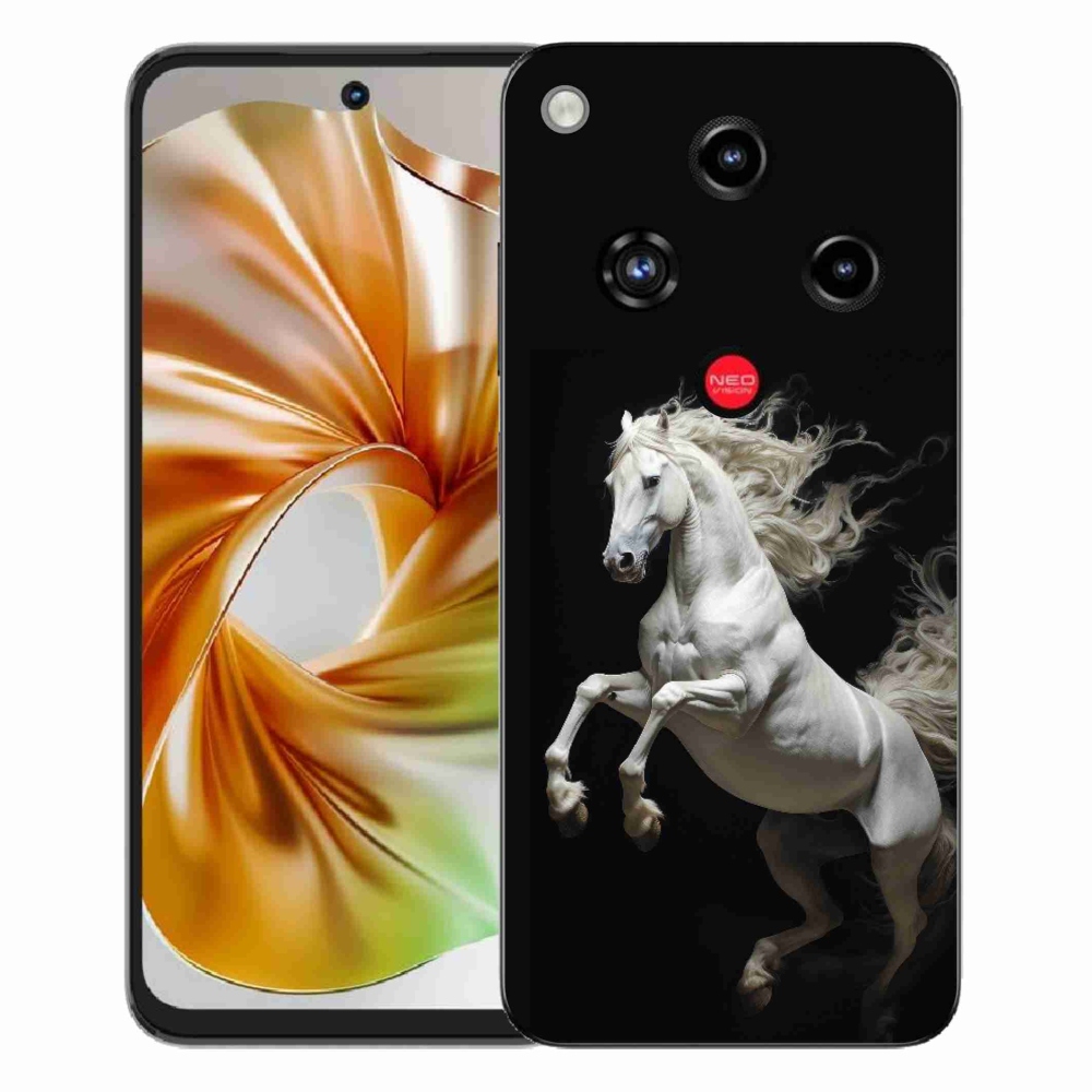 ZTE Nubia Focus 2 zselés borító mmCase - fehér ló 4