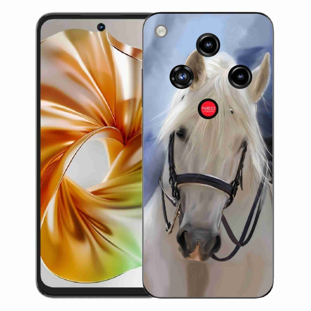ZTE Nubia Focus 2 zselés tok mmCase - fehér ló