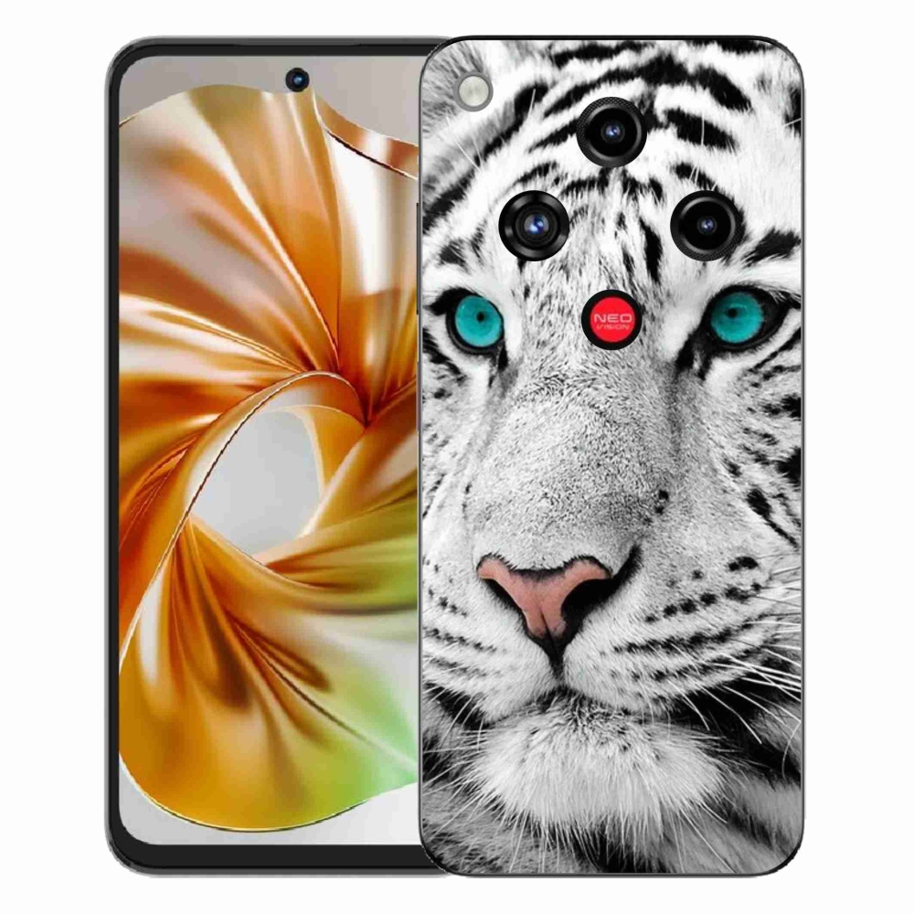 ZTE Nubia Focus 2 zselés tok mmCase - fehér tigris