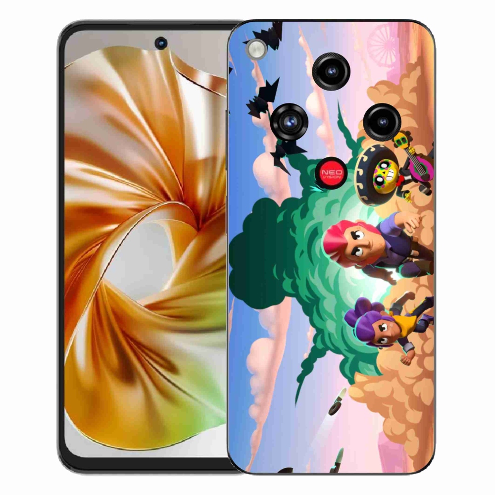 ZTE Nubia Focus 2 zselés borító mmCase - verekedős csillagok